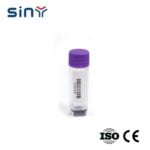 Purple Cryogenic Vial Cap 2D Cryovial 3