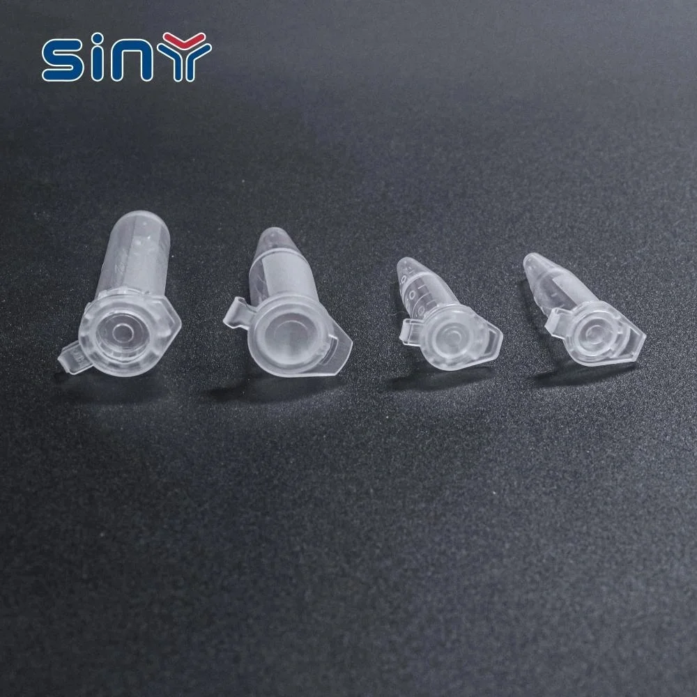 Plastic integral cap microcentrifuge tube 1 Plastic integral cap microcentrifuge tube 1