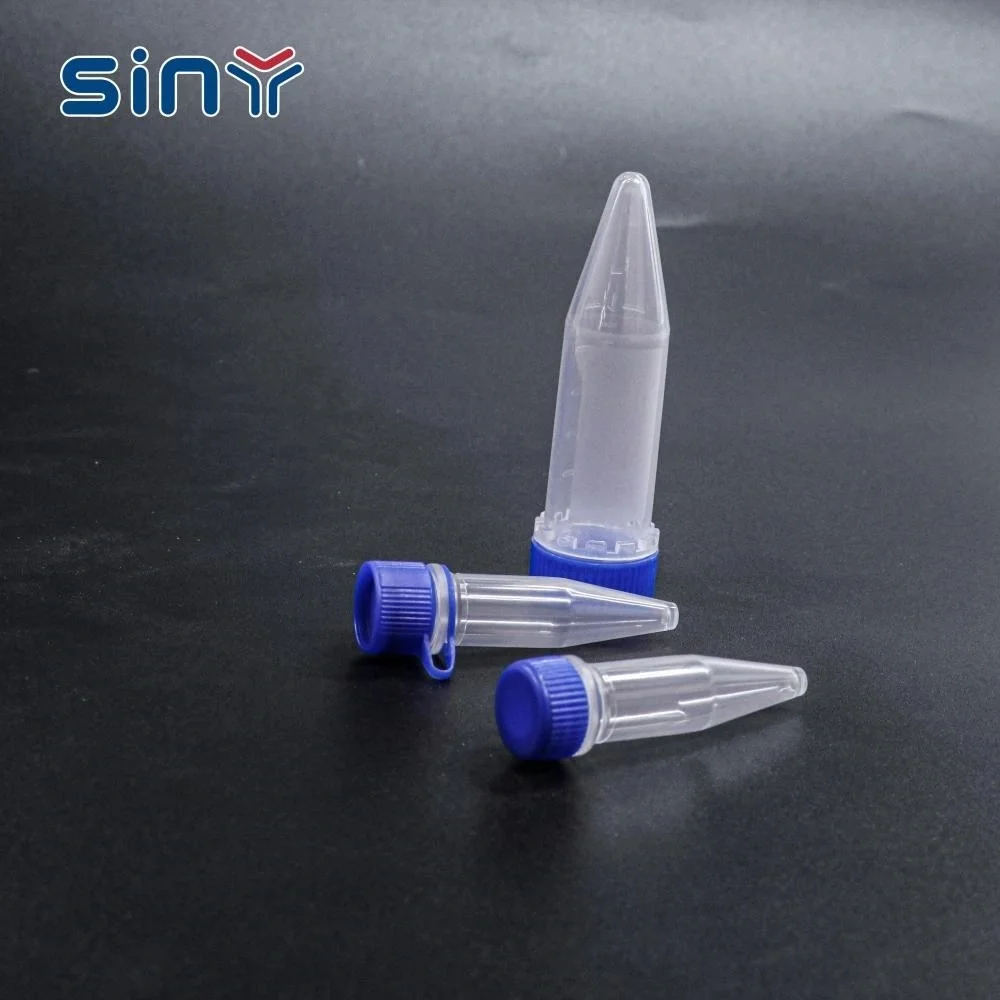 Plastic integral cap microcentrifuge tube 2