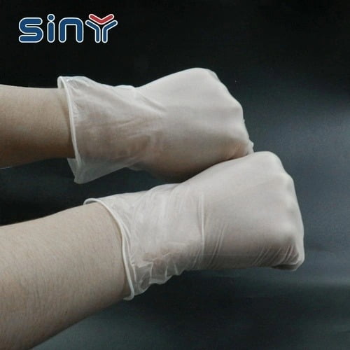 Medical Supply Clear Disposable PVC Exam Glove 2