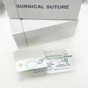Siny Medical Surgical Suture Sterile Non Absorbable Nylon Suture with Needle