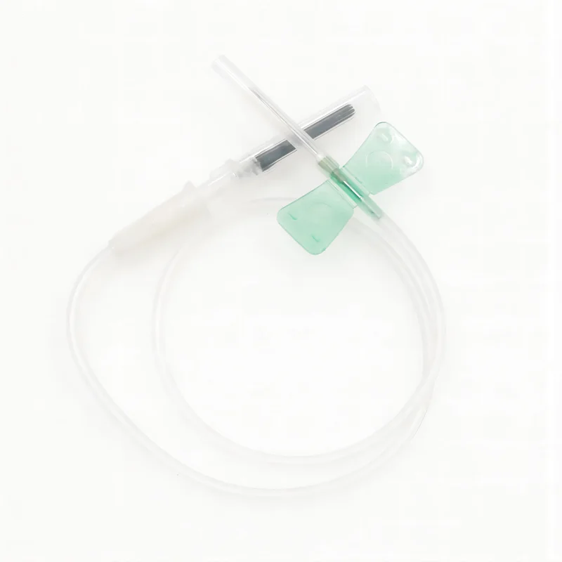 Siny Medical Disposable Safety 21G Two winged Butterfly Blood Collection Needle