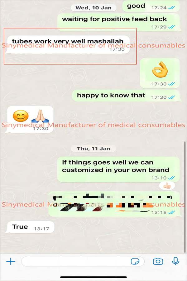 Siny medical Pakistan customers