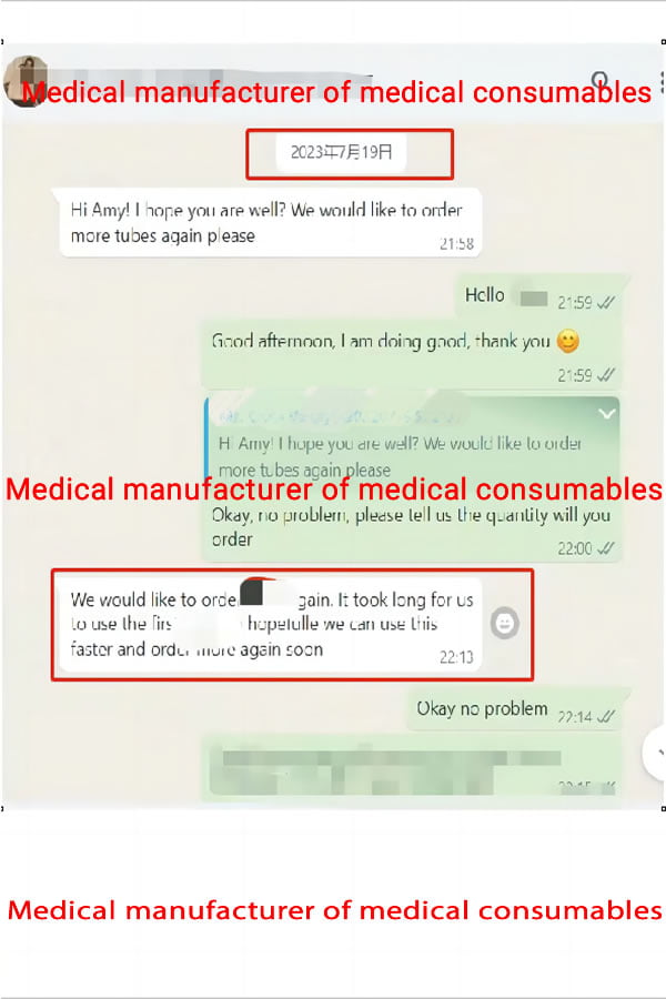 Siny medical South African Customer