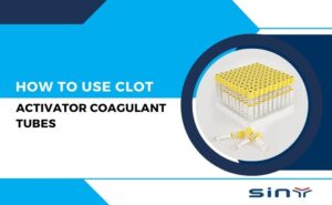 Clot Activator Coagulant Tubes in a medical setting