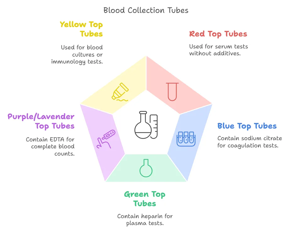 Dispose Types of Blood Collection Tube