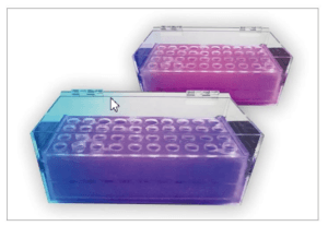Actual picture of medical low temperature blood collection tube rack
