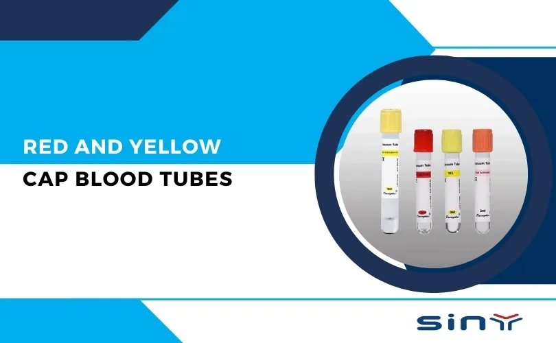 Red and Yellow Cap Blood Tubes