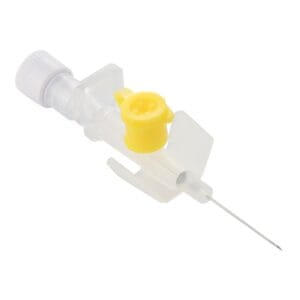 Intravenous catheter with additional port