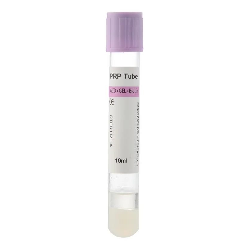 10ml Citrate+Gel+Biotin Platelet Rich Plasma Tube For Hair Loss