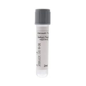 2ml Vacuum Tube Sodium Fluoride + EDTA K2
