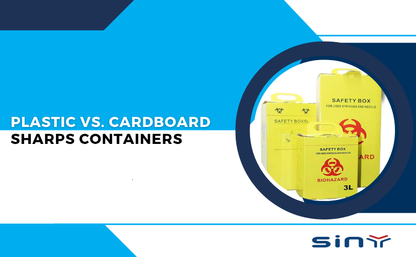 Plastic vs. Cardboard Sharps Containers